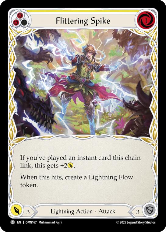 Flittering Spike (Yellow) [OMN167] (Omens of the Third Age) | Shuffle n Cut Hobbies & Games