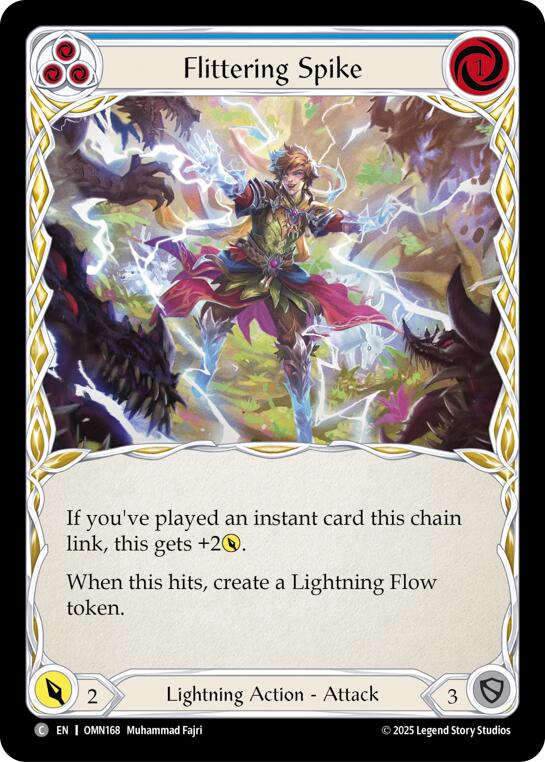 Flittering Spike (Blue) [OMN168] (Omens of the Third Age) | Shuffle n Cut Hobbies & Games