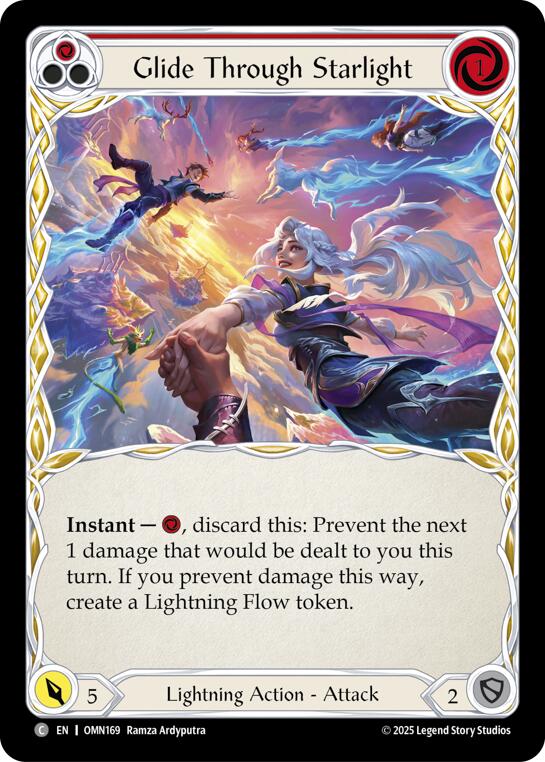 Glide Through Starlight (Red) [OMN169] (Omens of the Third Age) | Shuffle n Cut Hobbies & Games