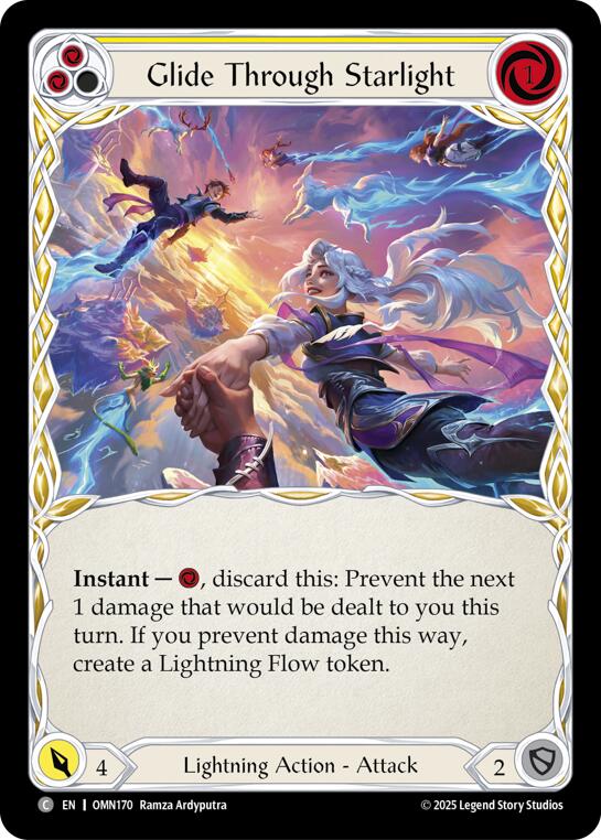 Glide Through Starlight (Yellow) [OMN170] (Omens of the Third Age) | Shuffle n Cut Hobbies & Games