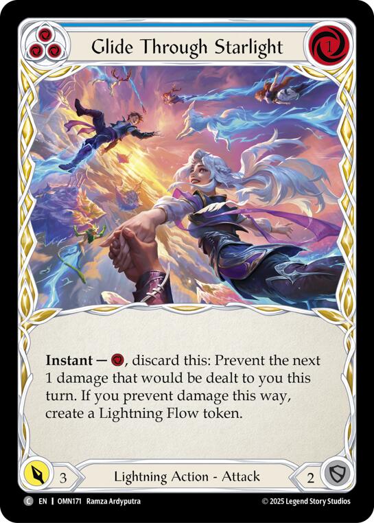 Glide Through Starlight (Blue) [OMN171] (Omens of the Third Age) | Shuffle n Cut Hobbies & Games