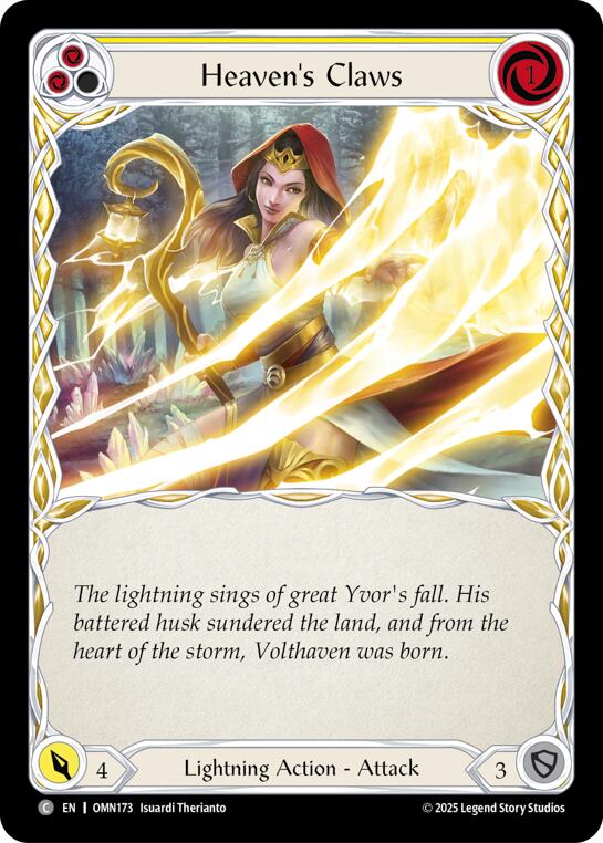 Heavens Claws (Blue) [OMN173] (Omens of the Third Age) | Shuffle n Cut Hobbies & Games