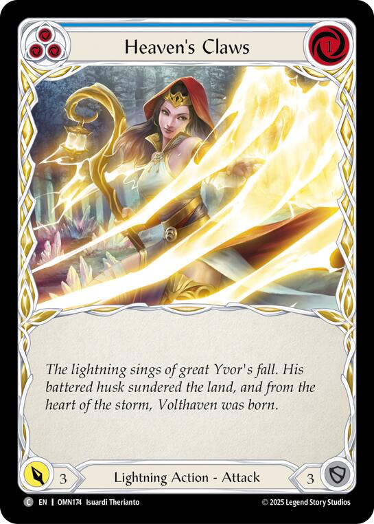 Heavens Claws (Yellow) [OMN174] (Omens of the Third Age) | Shuffle n Cut Hobbies & Games