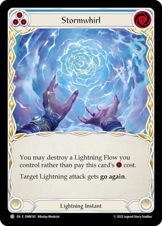 Stormwhirl (Blue) [OMN192] (Omens of the Third Age) | Shuffle n Cut Hobbies & Games
