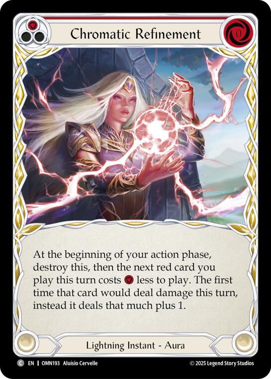 Chromatic Refinement (Red) [OMN193] (Omens of the Third Age) | Shuffle n Cut Hobbies & Games