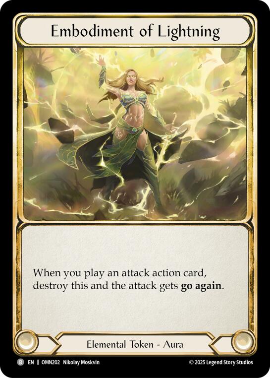 Embodiment Of Lightning [OMN202] (Omens of the Third Age) | Shuffle n Cut Hobbies & Games