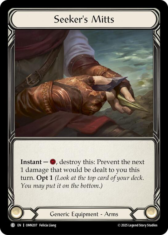 Seekers Mitts [OMN207] (Omens of the Third Age) | Shuffle n Cut Hobbies & Games