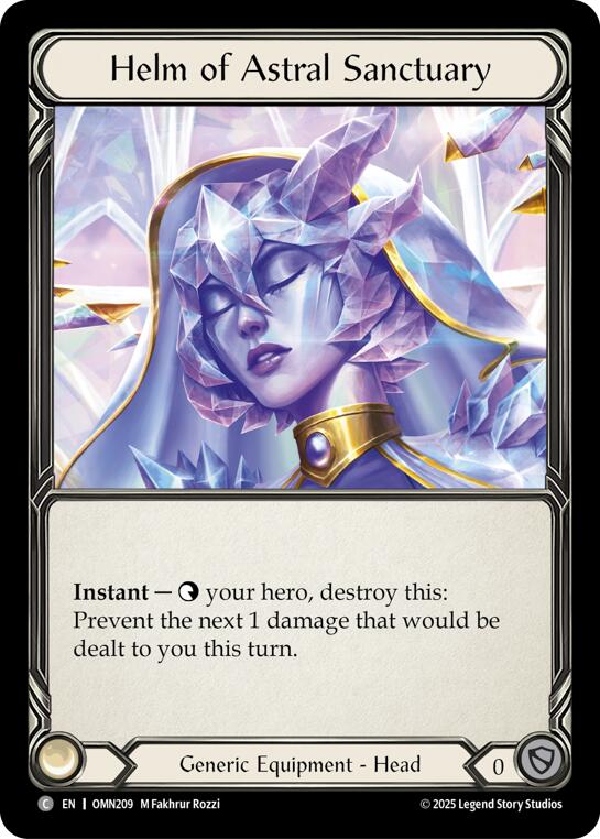 Helm Of Astral Sanctuary [OMN209] (Omens of the Third Age) | Shuffle n Cut Hobbies & Games