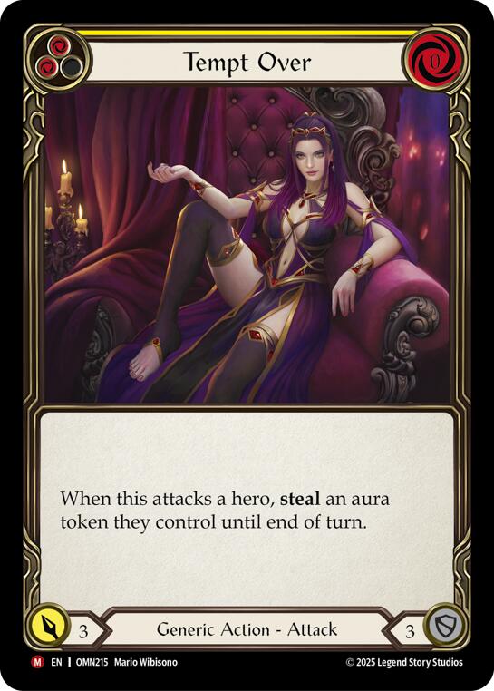 Tempt Over (Yellow) [OMN215] (Omens of the Third Age) | Shuffle n Cut Hobbies & Games