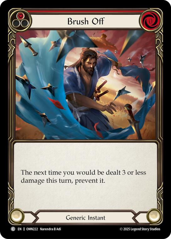 Brush Off (Red) [OMN222] (Omens of the Third Age) | Shuffle n Cut Hobbies & Games