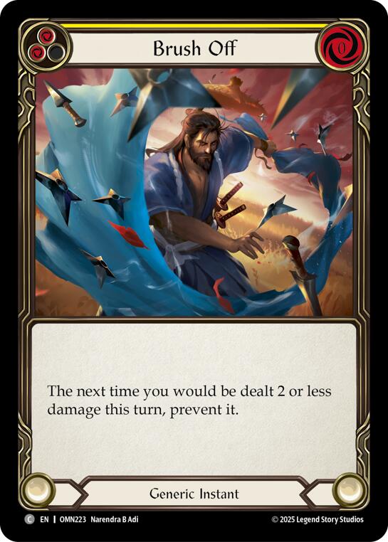 Brush Off (Yellow) [OMN223] (Omens of the Third Age) | Shuffle n Cut Hobbies & Games