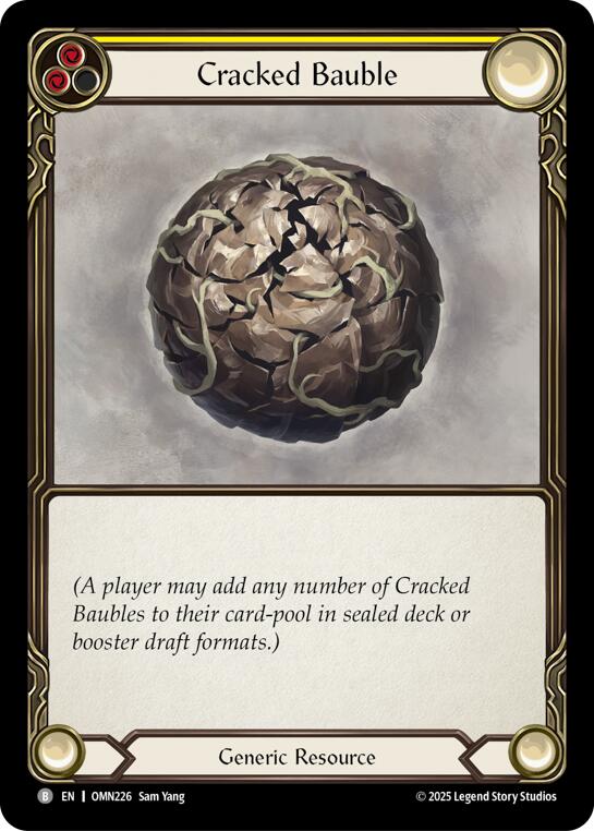 Cracked Bauble (Yellow) [OMN226] (Omens of the Third Age) | Shuffle n Cut Hobbies & Games