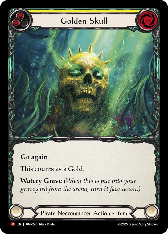 Golden Skull (Yellow) [OMN240] (Omens of the Third Age) | Shuffle n Cut Hobbies & Games