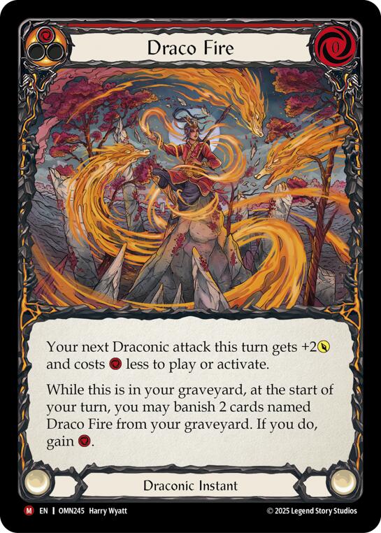 Draco Fire (Red) [OMN245] (Omens of the Third Age) | Shuffle n Cut Hobbies & Games