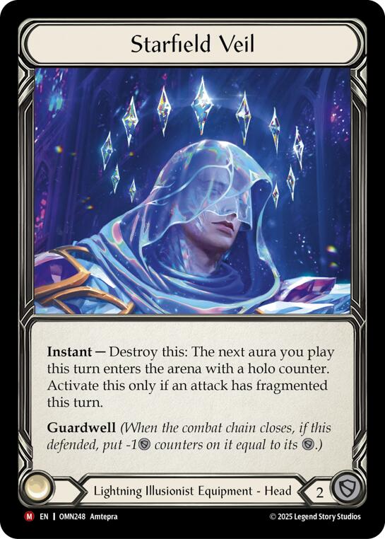 Starfield Veil [OMN248] (Omens of the Third Age)  Cold Foil | Shuffle n Cut Hobbies & Games