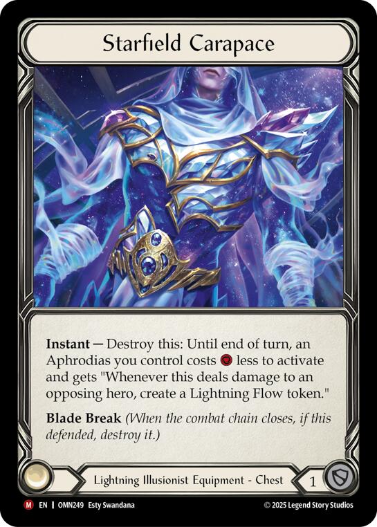 Starfield Carapace [OMN249] (Omens of the Third Age)  Cold Foil | Shuffle n Cut Hobbies & Games