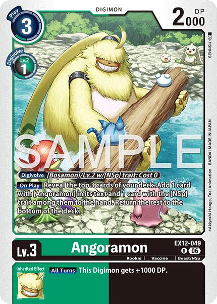 Angoramon [EX12-049] [Digital World Shambala] | Shuffle n Cut Hobbies & Games