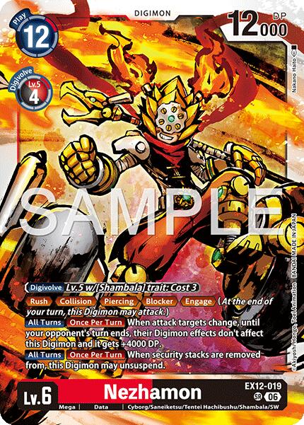 Nezhamon [EX12-019] [Digital World Shambala] | Shuffle n Cut Hobbies & Games