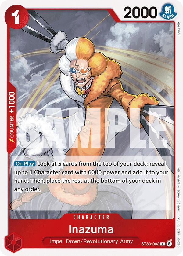 Inazuma [Starter Deck EX: Gear 5] | Shuffle n Cut Hobbies & Games