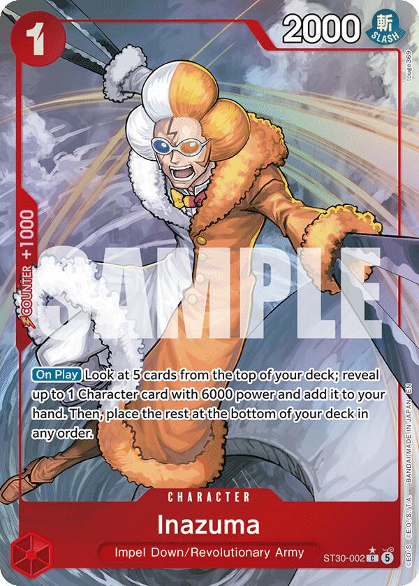 Inazuma (Full Art) [Starter Deck EX: Luffy & Ace] | Shuffle n Cut Hobbies & Games