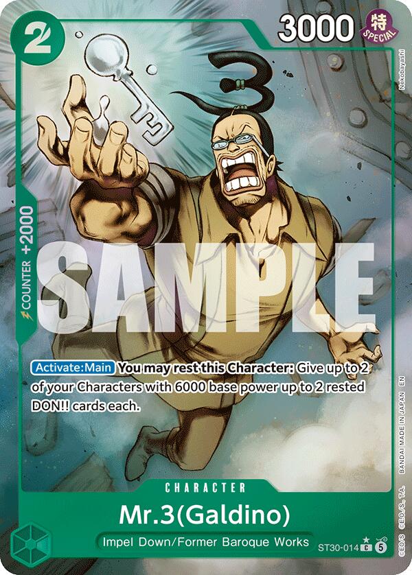 Mr.3(Galdino) (Full Art) [Starter Deck EX: Gear 5] | Shuffle n Cut Hobbies & Games