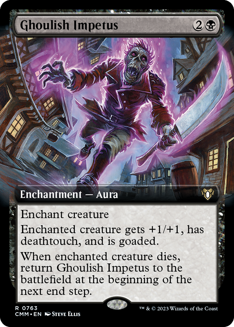 Ghoulish Impetus (Extended Art) [Commander Masters] | Shuffle n Cut Hobbies & Games