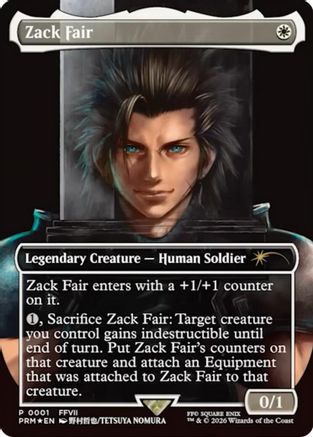 Zack Fair [Media Promos] | Shuffle n Cut Hobbies & Games