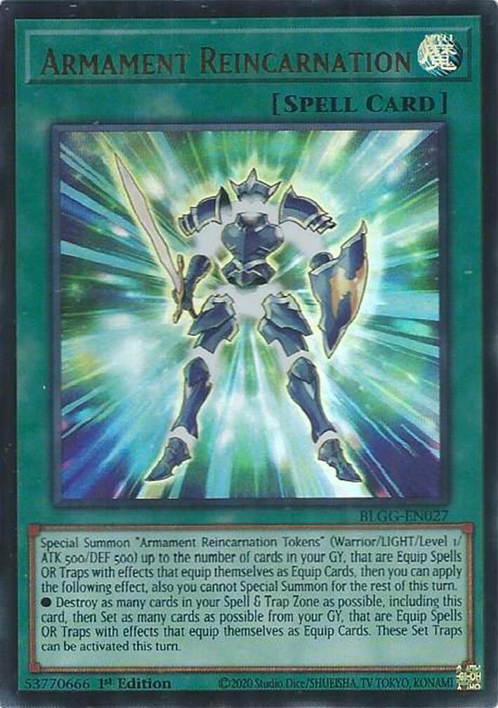 Armament Reincarnation [BLGG-EN027] Ultra Rare | Shuffle n Cut Hobbies & Games
