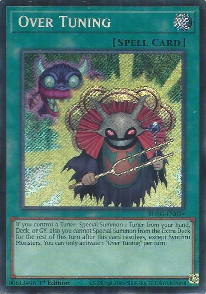 Over Tuning [BLGG-EN034] Secret Rare | Shuffle n Cut Hobbies & Games