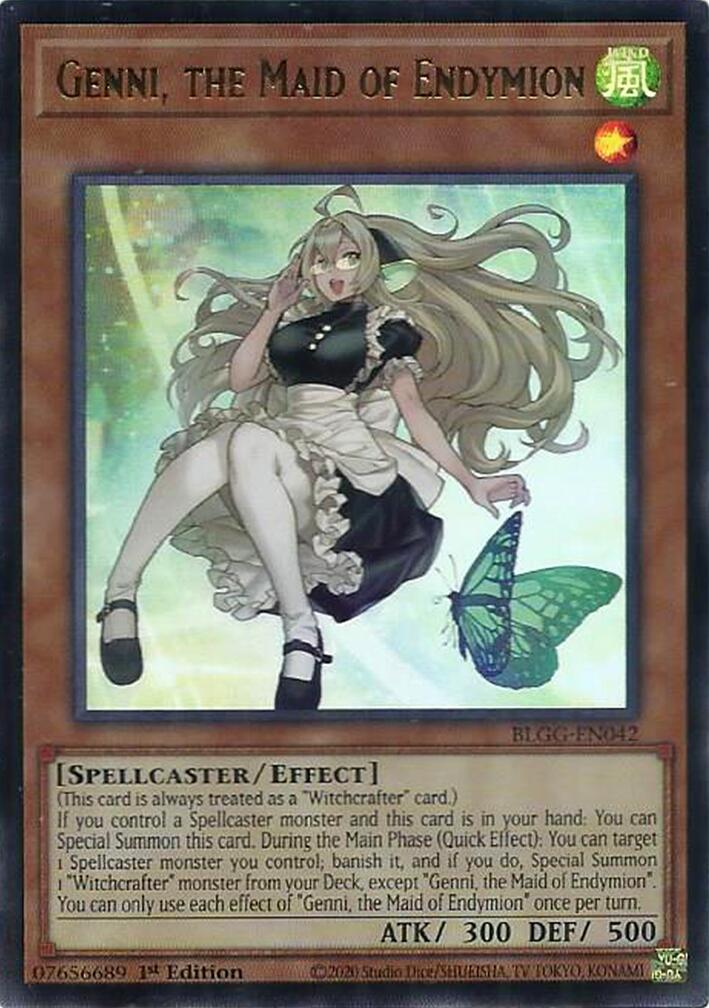 Genni, the Maid of Endymion [BLGG-EN042] Ultra Rare | Shuffle n Cut Hobbies & Games