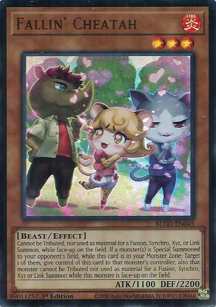 Fallin' Cheatah [BLGG-EN045] Ultra Rare | Shuffle n Cut Hobbies & Games