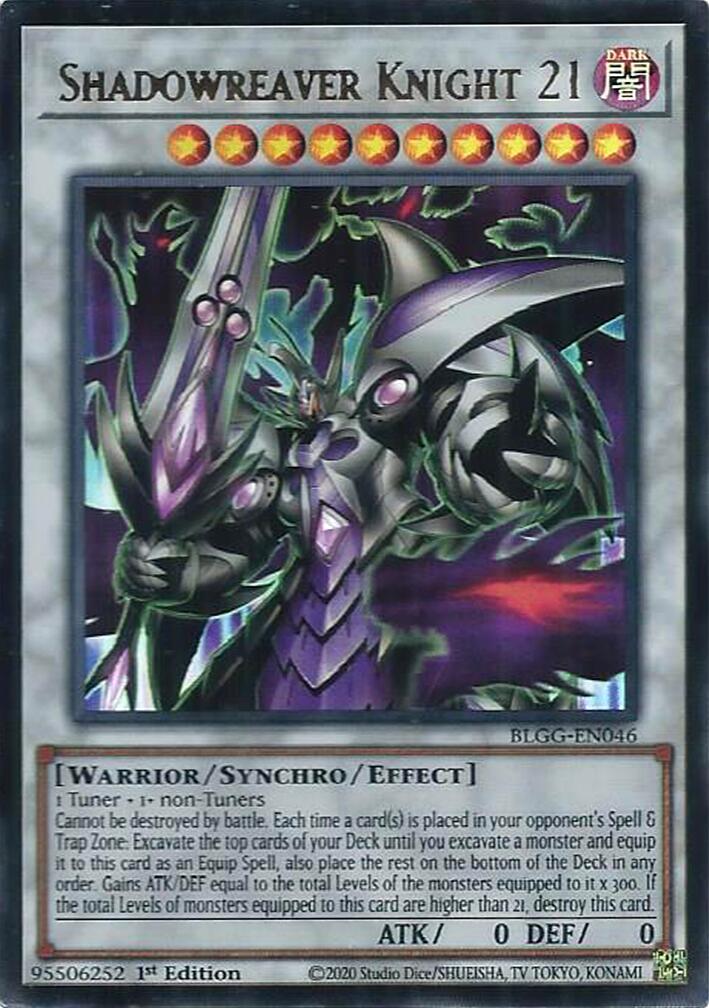 Shadowreaver Knight 21 [BLGG-EN046] Ultra Rare | Shuffle n Cut Hobbies & Games