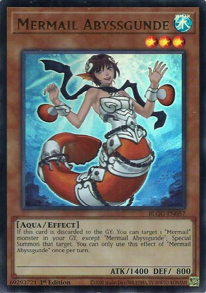 Mermail Abyssgunde [BLGG-EN057] Ultra Rare | Shuffle n Cut Hobbies & Games