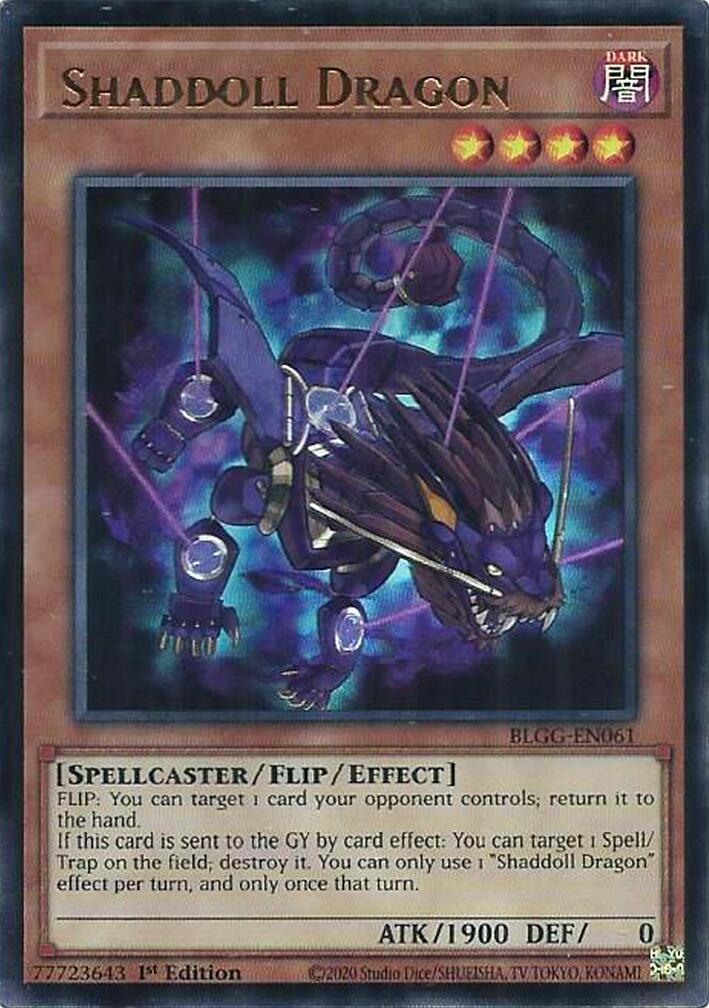 Shaddoll Dragon [BLGG-EN061] Ultra Rare | Shuffle n Cut Hobbies & Games