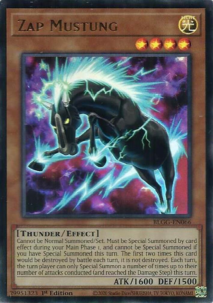Zap Mustung [BLGG-EN066] Ultra Rare | Shuffle n Cut Hobbies & Games