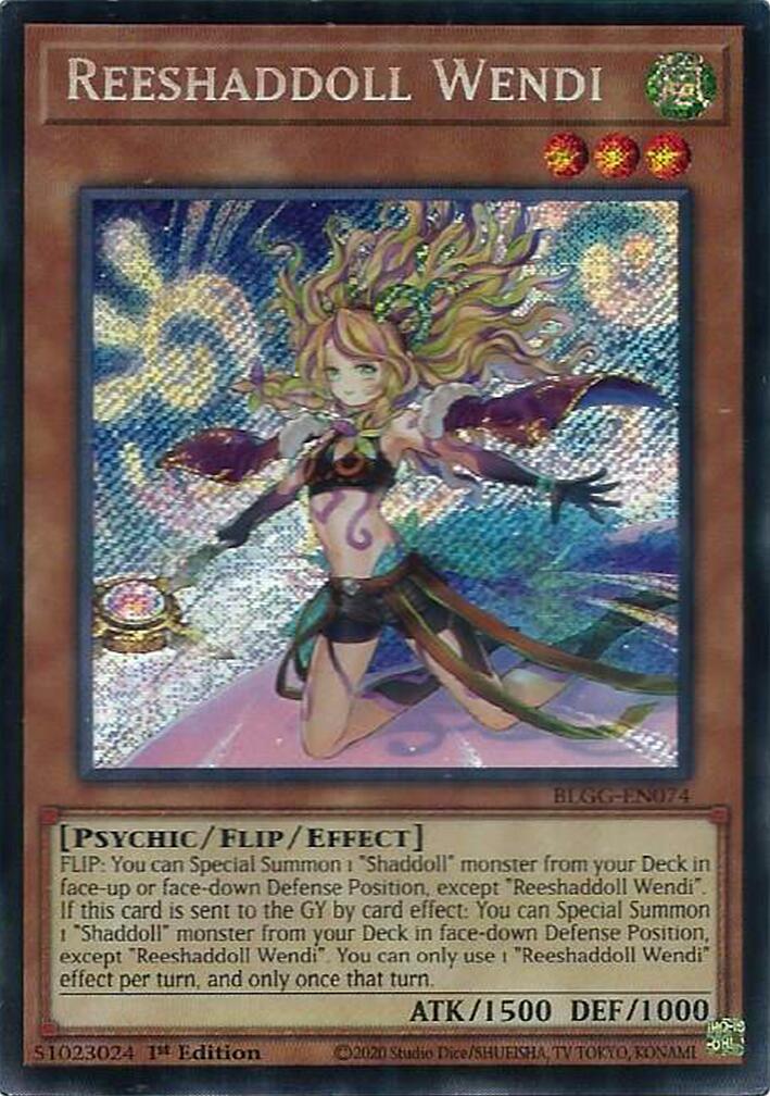 Reeshaddoll Wendi [BLGG-EN074] Secret Rare | Shuffle n Cut Hobbies & Games