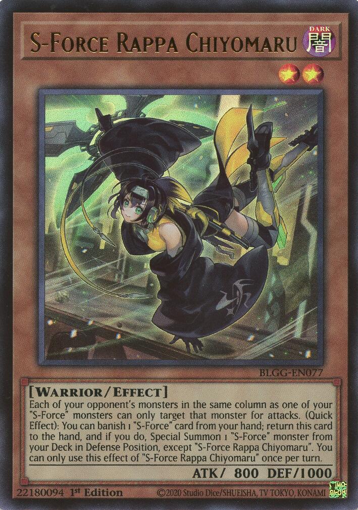 S-Force Rappa Chiyomaru [BLGG-EN077] Ultra Rare | Shuffle n Cut Hobbies & Games