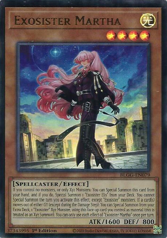 Exosister Martha [BLGG-EN079] Ultra Rare | Shuffle n Cut Hobbies & Games