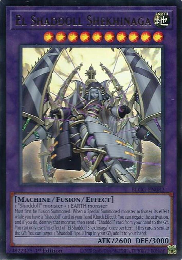 El Shaddoll Shekhinaga [BLGG-EN082] Ultra Rare | Shuffle n Cut Hobbies & Games