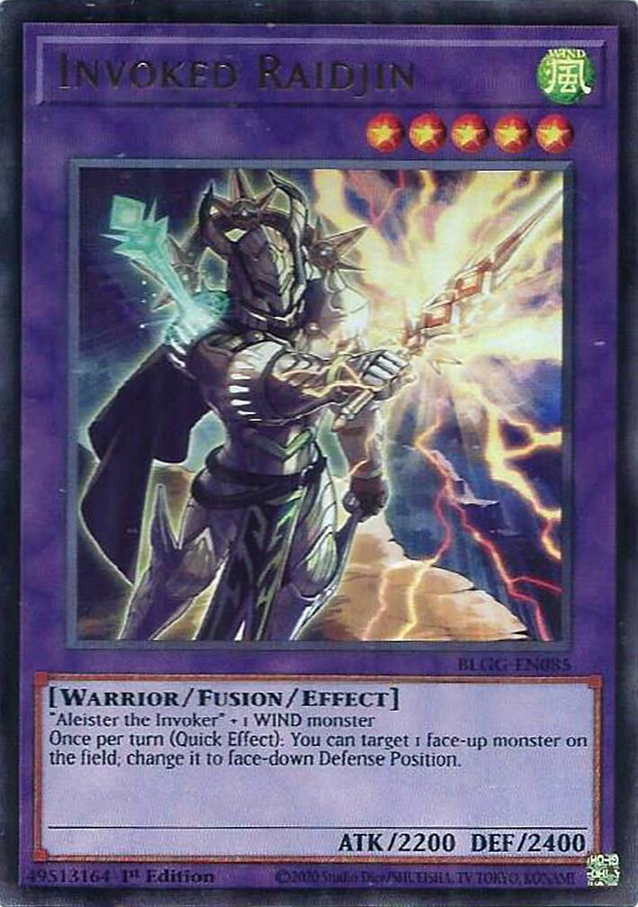 Invoked Raidjin [BLGG-EN085] Ultra Rare | Shuffle n Cut Hobbies & Games