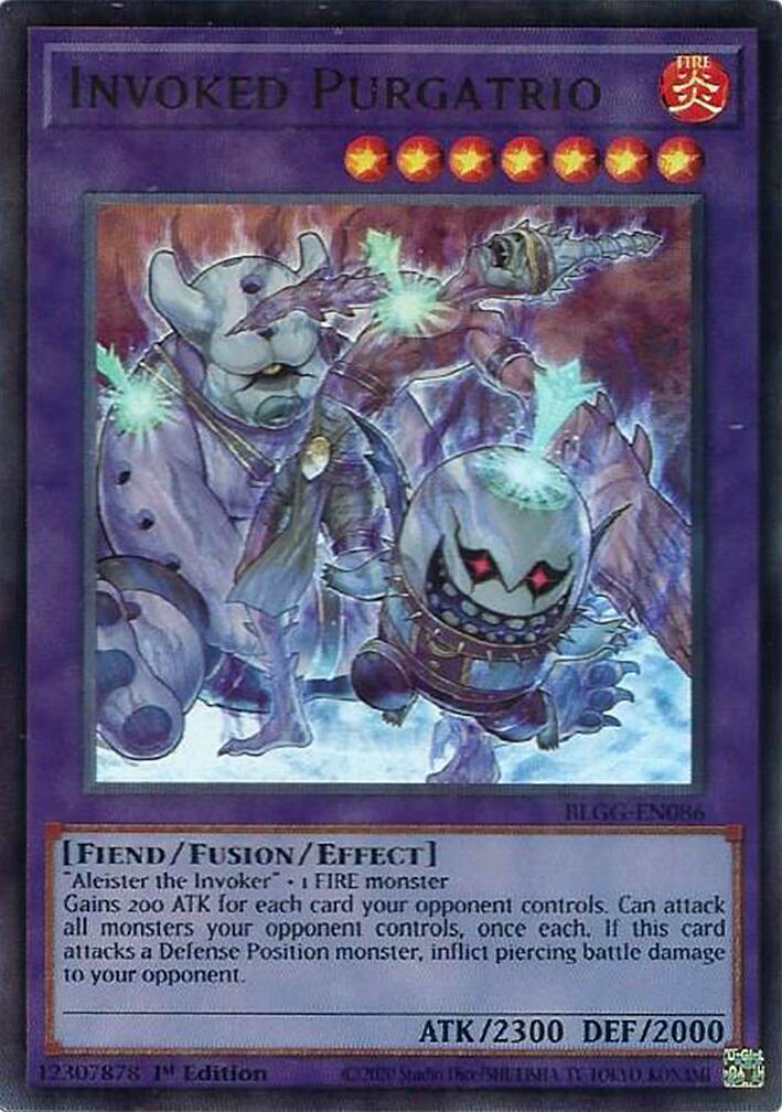 Invoked Purgatrio [BLGG-EN086] Ultra Rare | Shuffle n Cut Hobbies & Games