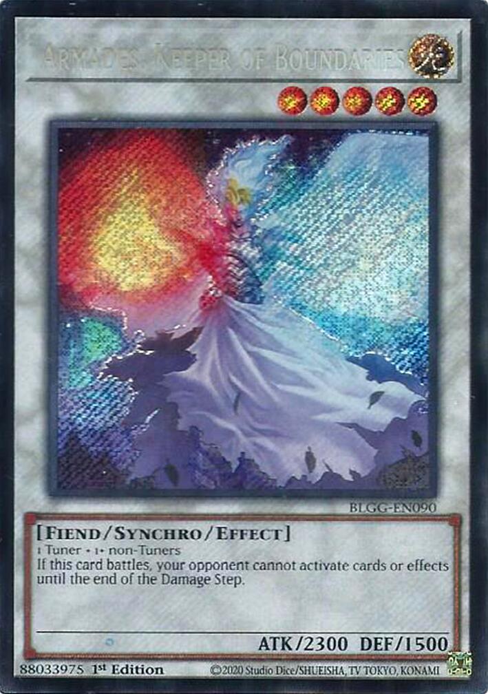 Armades, Keeper of Boundaries [BLGG-EN090] Secret Rare | Shuffle n Cut Hobbies & Games