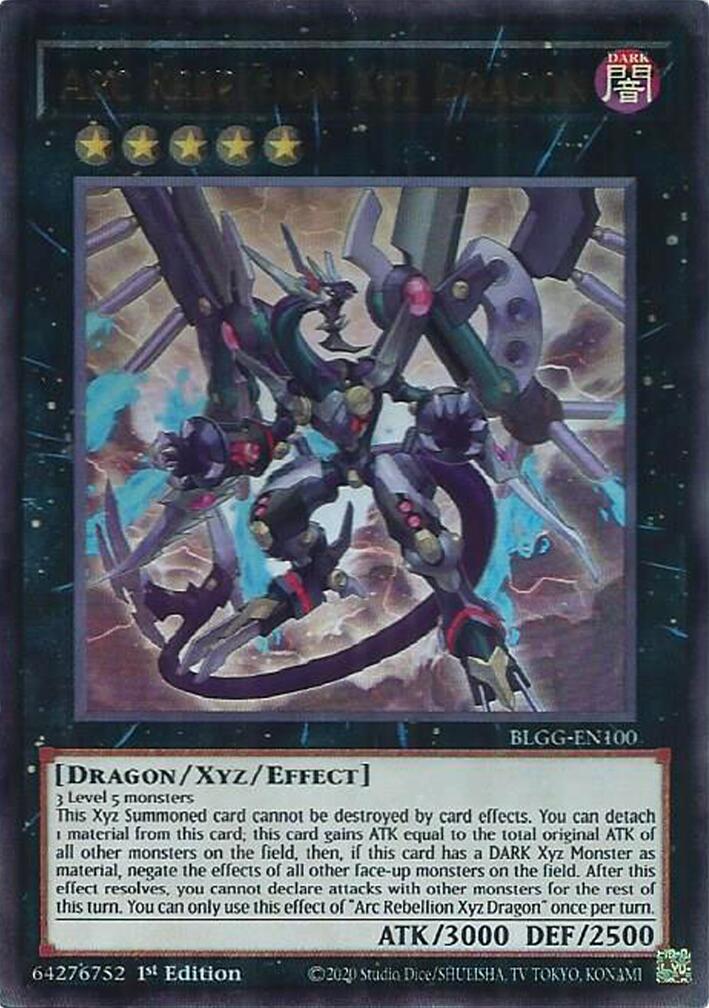 Arc Rebellion Xyz Dragon [BLGG-EN100] Ultra Rare | Shuffle n Cut Hobbies & Games
