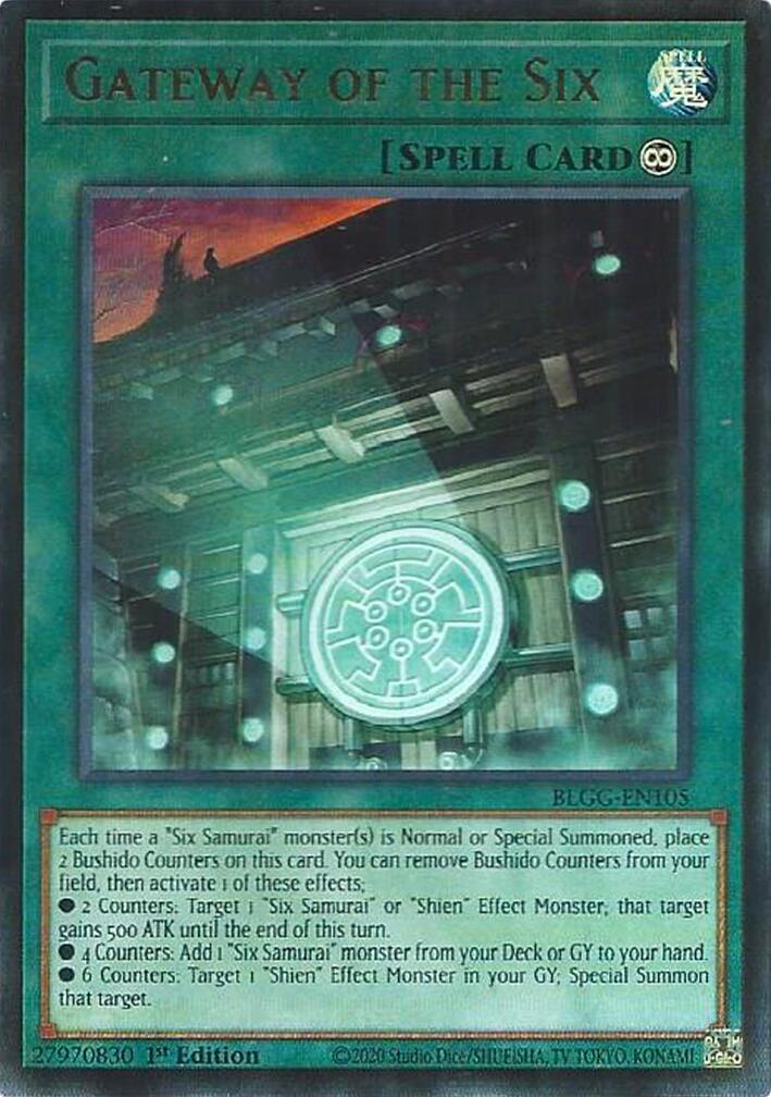 Gateway of the Six [BLGG-EN105] Ultra Rare | Shuffle n Cut Hobbies & Games