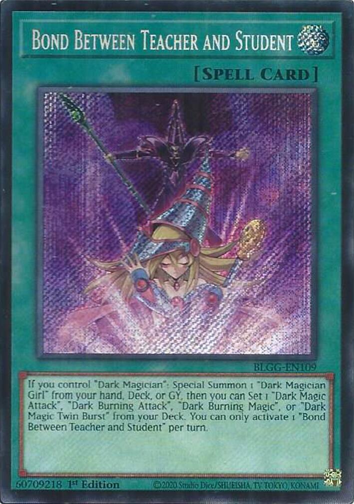 Bond Between Teacher and Student [BLGG-EN109] Secret Rare | Shuffle n Cut Hobbies & Games