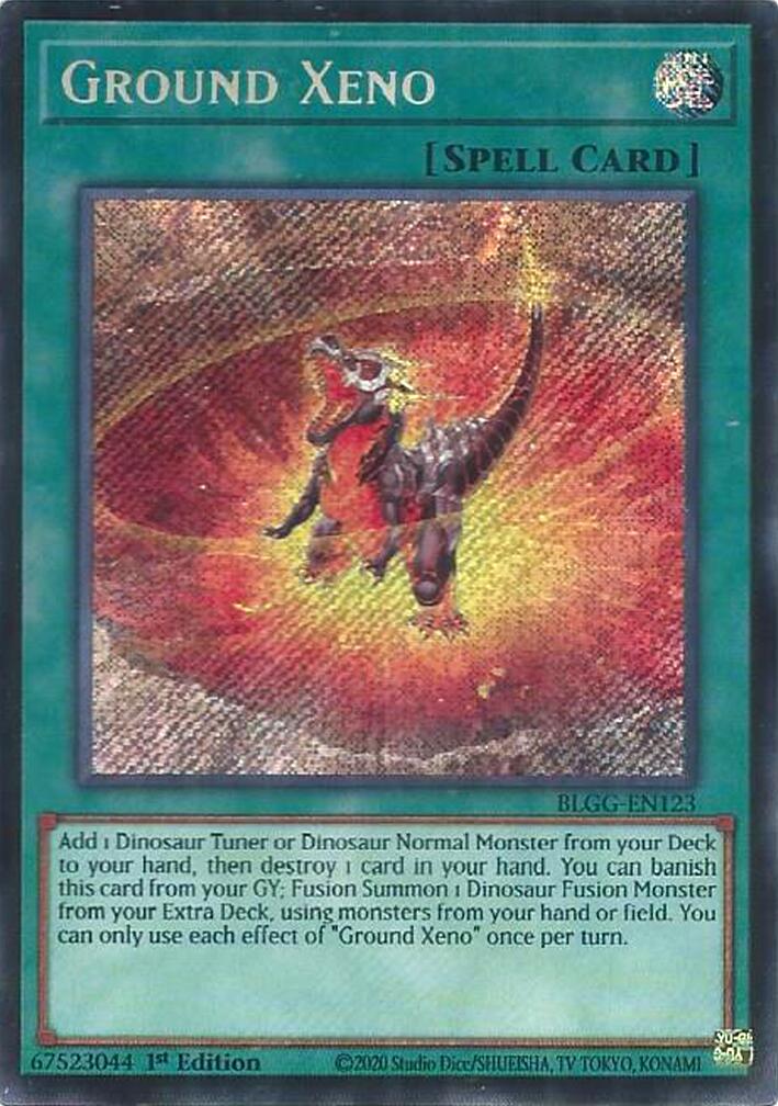 Ground Xeno [BLGG-EN123] Secret Rare | Shuffle n Cut Hobbies & Games