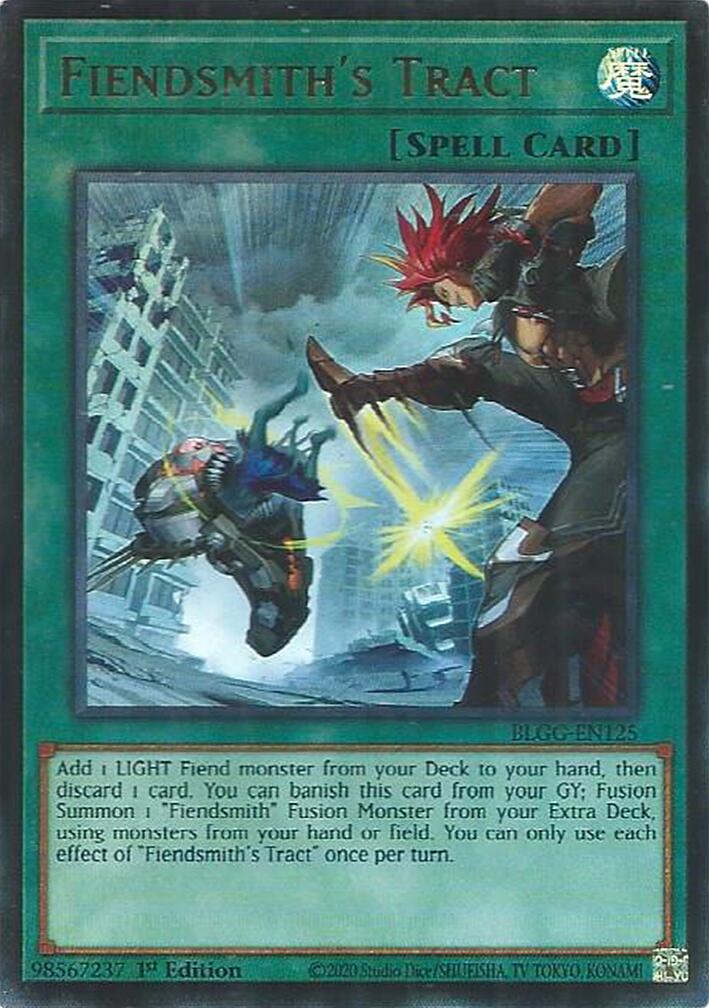 Fiendsmith's Tract [BLGG-EN125] Ultra Rare | Shuffle n Cut Hobbies & Games