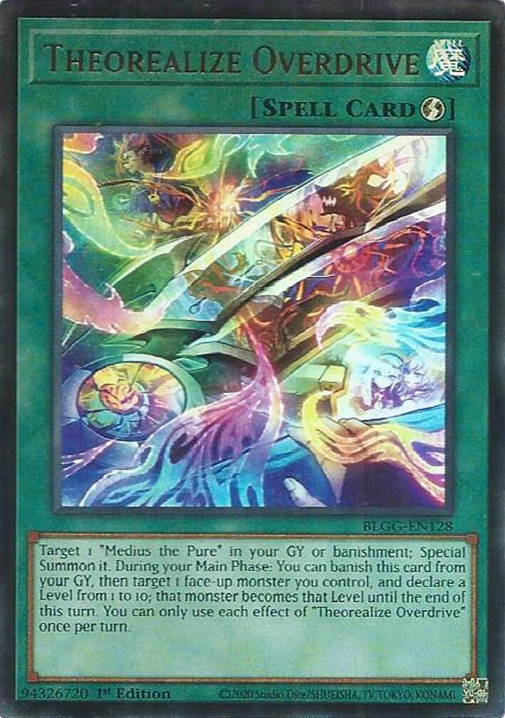 Theorealize Overdrive [BLGG-EN128] Ultra Rare | Shuffle n Cut Hobbies & Games