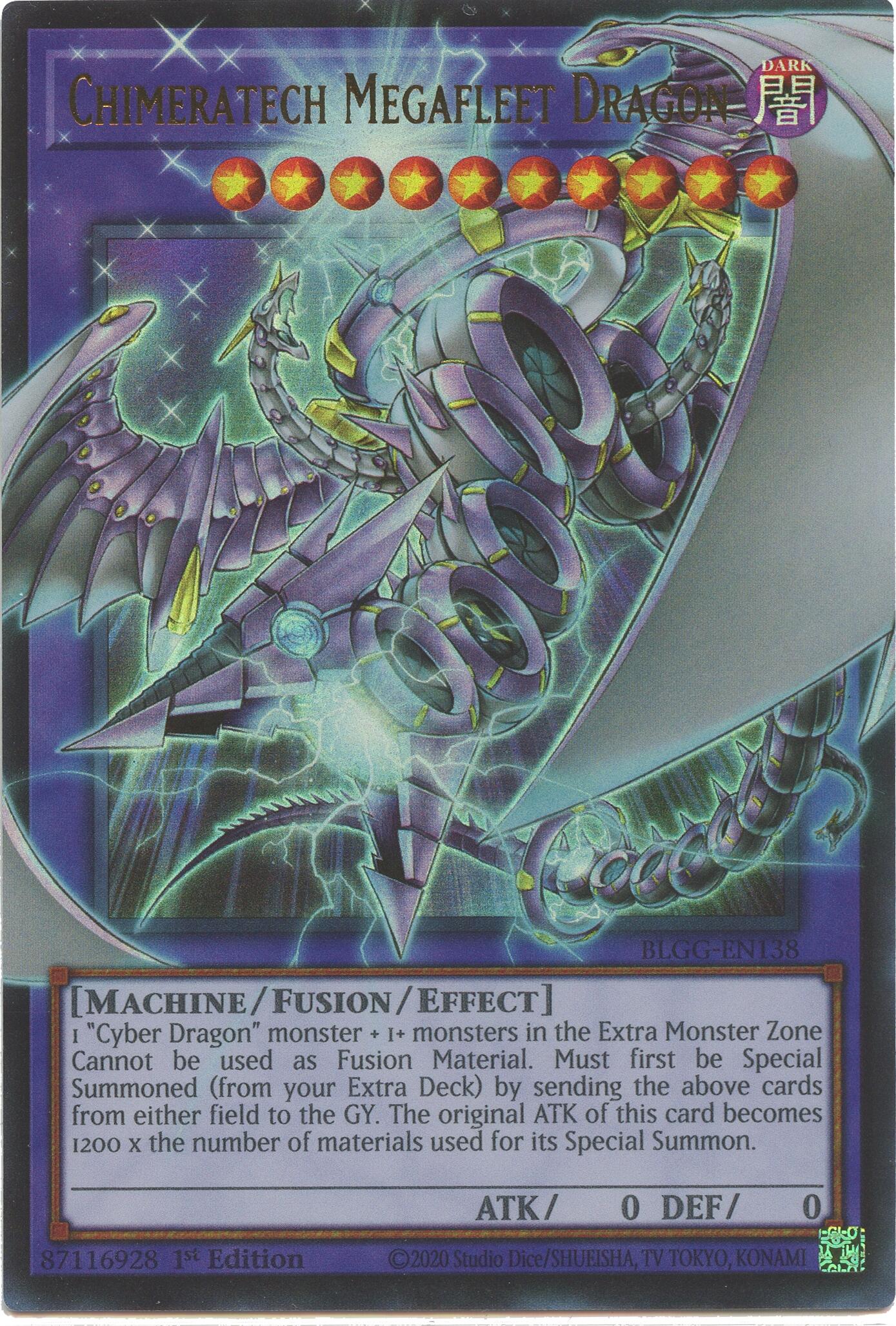 Chimeratech Megafleet Dragon [BLGG-EN138] Ultra Rare | Shuffle n Cut Hobbies & Games