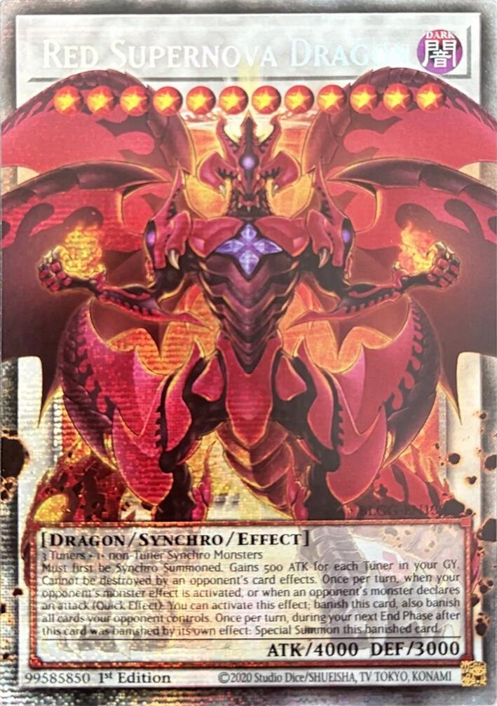 Red Supernova Dragon (Starlight Rare) [BLGG-EN139] Starlight Rare | Shuffle n Cut Hobbies & Games